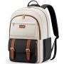 LOVEVOOK 15.6 In School Bag Teenage Backpack with cover Large Travel Work Backpack College Waterproof Laptop Backpack for Women