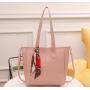 2024 Women's Large Capacity Tote Bag Simple Texture Atmospheric Shoulder Sling Bag Portable Fashion Manufactured Women's Bag