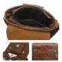 XL291 Multi-layer Large Capacity Messenger Bag Wear-resistant Durable Bag First Layer Cowhide Genuine Leather Men's Shoulder Bag