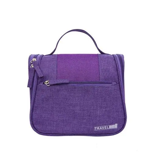 Portable Cosmetic Bags Organizer Pouch Foldable Makeup Case Storage Traveling Toiletry Bags Hanging Makeup Travel Bag