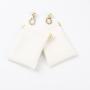 Custom Emboss Logo Magnet Small Pu Leather Gift Jewelry Earphone Data Line Storage Bag Pouch