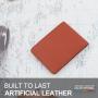 Slim Leather Wallet For Men Front Pocket Wallet Id Window Card Case With Rfid Blocking