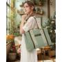 LOVEVOOK custom logo ladies shoulder bags Boho crossbody tote canvas bags for school office daily use women purses and handbags