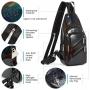 LOVEVOOK 2023 Holographic Sling Bag for Men Women Fashion Laser Reflective Sling Backpack Small Crossbody Shoulder Chest Daypack
