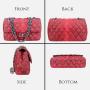 Sac A Main Femme Classic Luxury Women Real Snake Skin Leather Quilted Crossbody Flap Chain Shoulder Bags Handbags For Women
