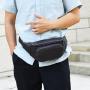 Wholesale Fashion Custom Men Pack Multi-functional Waist Belt Bag PU Leather Fanny Pack