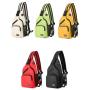 HR364 New Fashion Unisex Chest Bag Wholesale Single Shoulder Waterproof Backpack Oxford Cloth Earphone Hole Portable Side Bag