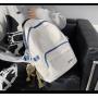 HR035 Latest Fashionable Female High School Student Backpack Nylon Ins Lightweight Casual Bag Recycle Daily Young People Bag