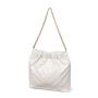 2023 New Arrival Soft  Bag Hot Selling Tote Designer Black White Leather Women Handbag Under Arm Bag Shoulder Bag