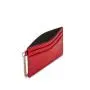 RFID Key Ring Card Holder Slim Leather Card Holder Wallet With Key Chain