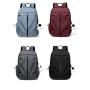 HR086 Fashion Simple Trend College Student Backpack Oxford Waterproof High School Shoulder Bag Laptop Zipper Pouch Pocket Bag