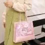 Gelory Wholesale Custom Printed Logo PVC Tote Bag New Design Waterproof PVC Holographic Women Handbag