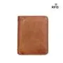 Custom Crazy Horse Genuine Leather Men'S Rfid Blocking Anti-Theft Protection Card Holder Wallet Purses