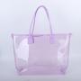 Handbags Women Clear Transparency Tote Bag Custom Logo Portable Waterproof Shopping Transparent Clear Shoulder Bag
