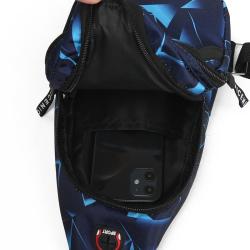 KBW462 Chest Bag Men Ins New Fashion Crossbody Bag Lightweight Outdoor Sports Casual Shoulder Bag Tide