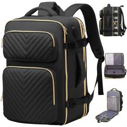 Custom Stylish Flight Extra Large Travel Luggage Backpack With Toiletry Bag Carry On Bag Fits 17.3 Inch Laptop Backpack
