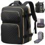Custom Stylish Flight Extra Large Travel Luggage Backpack With Toiletry Bag Carry On Bag Fits 17.3 Inch Laptop Backpack