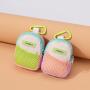 KBW602 Teenage Girl Pink Headphone Bag Coin Purse Portable Cosmetic Bag Pendant Storage Key Bag Personalized Mini Pouch