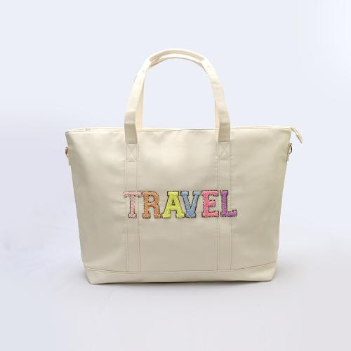 Reliable And Cheap Beach 2022 Personalized Zipper Nylon Women Cross body Handbag Custom Print Embroidered Tote Bag