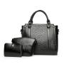 2023 New Fashion Crocodile Pattern Handbag Large Capacity Riveted One Shoulder Crossbody Bag Luxury Shoulder Bag For Ladies
