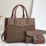 New wholesale women's bags set brand Ladies fashion High Quality PU leather luxury purses and handbags for women