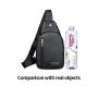 Customized Luxury Retro Brown Motorcycle Women'S Pu Multipurpose Travel Cell Phone Purse Chest Sling Bag