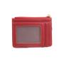 popular small slim custom logo card holder wallet card wallet id holder leather wallet keychain