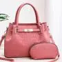 Factory Direct Wholesale Women'S Handbags 2-Pcs Set Logo Animal Printed Bags Women Handbags Ladies