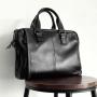 ZWY295 Daily Business Men Genuine Leather Briefcase New Fashion Vintage Soft Handbag Wholesale Waterproof Work Travel Laptop Bag