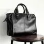 ZWY295 Daily Business Men Genuine Leather Briefcase New Fashion Vintage Soft Handbag Wholesale Waterproof Work Travel Laptop Bag