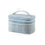Waterproof Laser PU Polyester Wash Toiletry Bag Wholesale Customized Travel Make Up Cosmetic Bag with Zipper Travel-Friendly