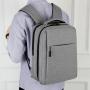 Factory Direct Sales Large Capacity Business Backpack with USB Waterproof Laptop Bag for Unisex Features Zipper Wholesale