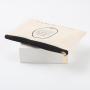 Custom Logo Printed Natural Canvas Sunglasses Pouch Makeup Cotton Zipper Cosmetic Bag