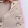 Keymay Low MOQ Custom High Quality Portable Foldable Large Capacity Nylon Jewelry Roll Bag Travel Jewelry Case Jewelry Bags