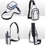 ZR932 Hot Sale Clear Chest Bag Transparent PVC Shoulder Crossbody Waterproof Travel Shopping Beach Bag Sport Outdoor Travel