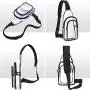 ZR932 Hot Sale Clear Chest Bag Transparent PVC Shoulder Crossbody Waterproof Travel Shopping Beach Bag Sport Outdoor Travel