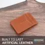 Popular Design RFID Blocking Slim Bifold Genuine Leather Minimalist Front Pocket Wallets High Quality Leather Money Clip
