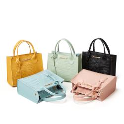 2022 New Style Summer And Autumn Bag New Women's Crocodile Platinum Portable Zero Wallet Personalized Metal Logo Bag