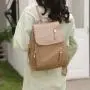 2024 New Pu Leather Shoulder Bag Women Bucket Type Fashion Bag Draw String Customs Backpack Bags for Lady Polyester OEM