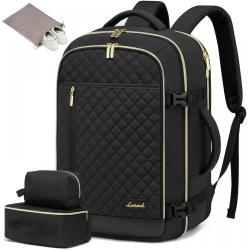 LOVEVOOK High quality 40L Large Travel Backpack with 3 Packing Cubes Flight Approved Waterproof 15.6 17.3 in Carry On Laptop Bag