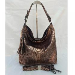 REALER 2024 OEM ODM Custom Snake Pattern Tote bags PU Leather womens Shoulder Bags Ladies Totes Hand bags luxury women handbags