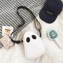 Custom Fanny Pack White Ghost Cute Decorative Men's And Women's Bag Portable Zipper Shoulder Niche Design Plus Logo Tote Bag
