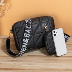 Luxury Storage Handbag Famous Brand Two Piece Set 2024 New Style Women's Fashion Mobile Bag Shoulder Designer Purses