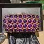 Factory Wholesale rhinestone purse and handbag Hand-made diamond-encrusted evening bags with various designs are available in s