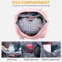 2023 LOVEVOOK 2pcs Cute Waterproof Custom Weekender Gym Overnight Duffel Bag with Toiletry Pouch Men Women Travel Luggage Bags