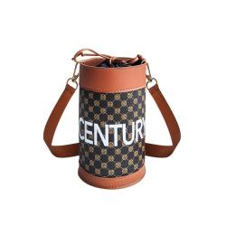 2024 New Women's Printed Crossbody Bag Fashionable Water Bucket Bag Floral Material Southeast Asian Ladies' Wholesale Small Bag