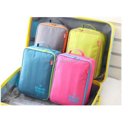 Custom Private Logo Hot Sell Waterproof Polyester Fabric Lightweight Travel Tidy Organizer Pouch Bag