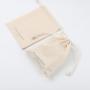 Surper Soft Cotton Fabric Shoe Dust Packaging Pouch Drawstring Dust Clothing Cotton Packing Bag