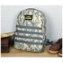HR085 Men's Outdoor Sports Training Backpack Camouflage Nylon Travel Storage Bag Lightweight Camping Fight Games Shoulder Bag