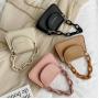 Korean Mini Jelly Bag Women's New Acrylic Chain Crossbody Bag Versatile Popular Handbag Women's Shoulder Bag Wholesale